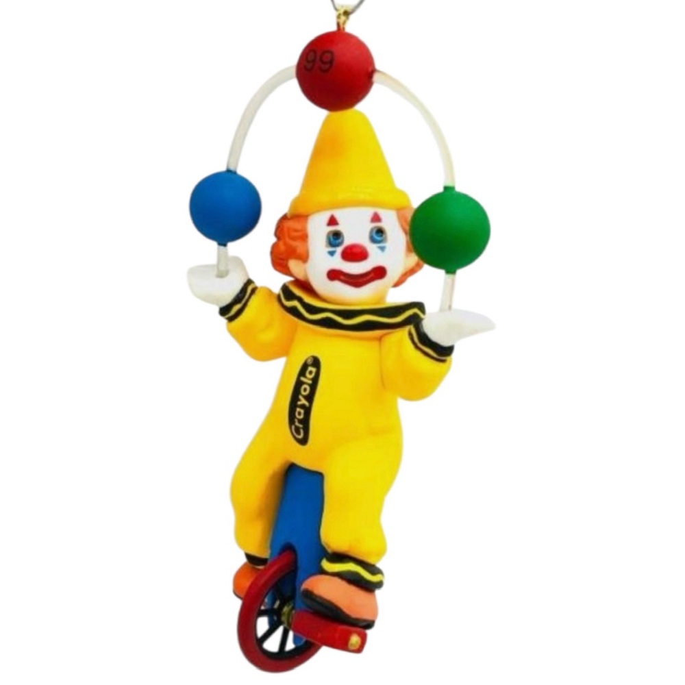 Hallmark Crayola 1999 “Clownin’ Around” Christmas Ornament